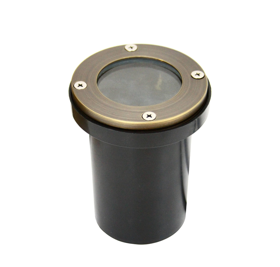 RGL8800 Cast Brass Bronze Low Voltage Round LED In-Ground Well Light IP65 Waterproof