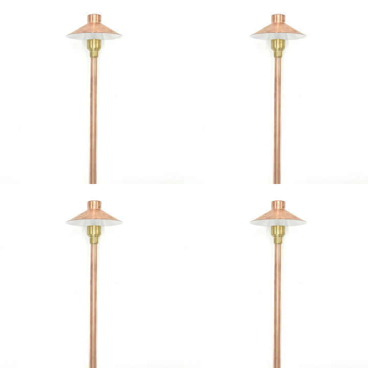 Tulay BH 18" Copper Path Light 4x/8x/12x G4 2W Dimmable 2700K Package Low Voltage Landscape Lighting