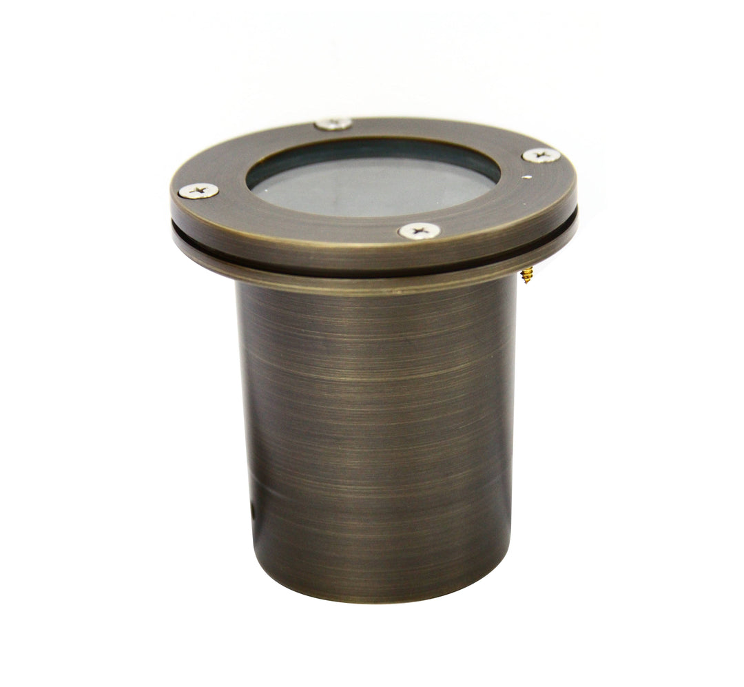 RGL8800 Cast Brass Bronze Low Voltage Round LED In-Ground Well Light IP65 Waterproof