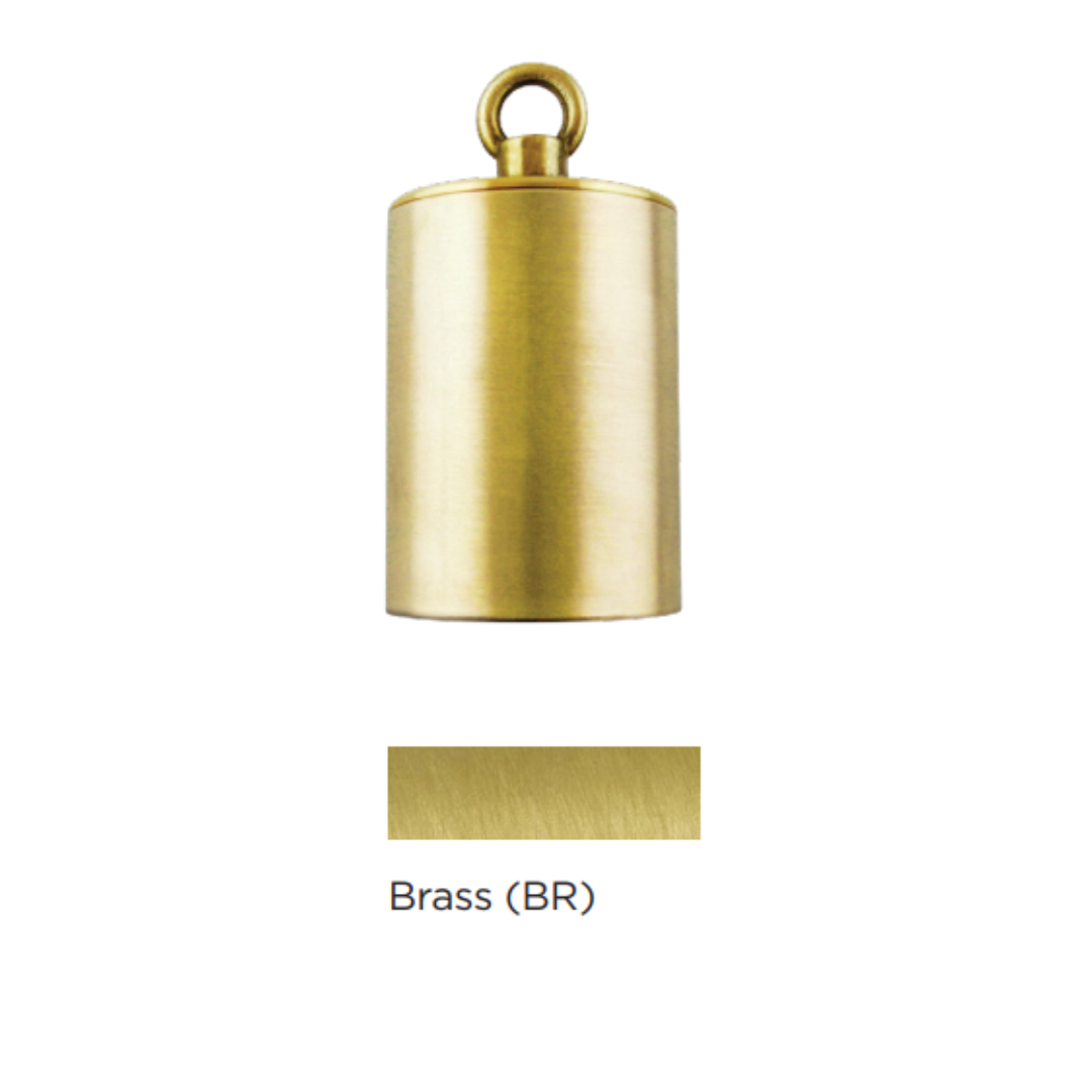 Brilliance Bryce Low Voltage Directional MR16 or G4 Brass Hanging Pendant Downlight Outdoor Landscape Lighting