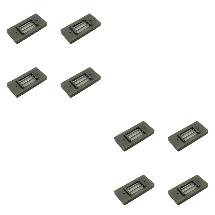 IDL01 4x/8x/12x Package Solid Brass Surface Mount Integrated LED Step Light Low Voltage Landscape Lighting