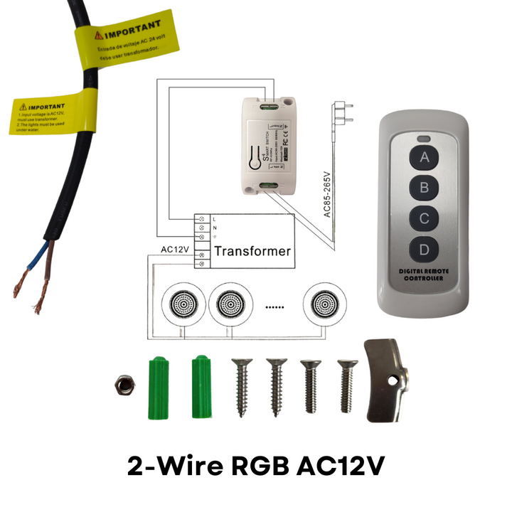 PL54 Pool and Spa RGB/RGBW Color Changing Low Voltage Light