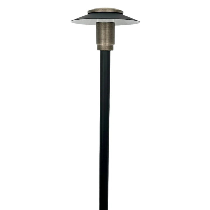 BPLP11 Stelvio SH BAB Brass Path Light Low Voltage Outdoor Lighting