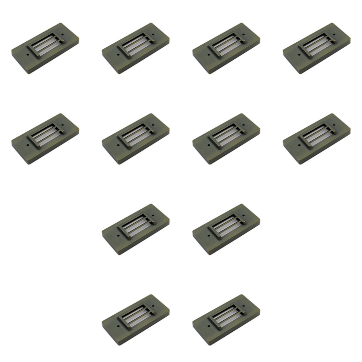 IDL01 Solid Brass Surface Mount Integrated LED Step Light Low Voltage Landscape Lighting