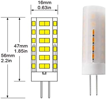 G4 2.5W JC Bi Pin DC12V Fire Effect 1300K LED Capsule Bulb Energy Efficient