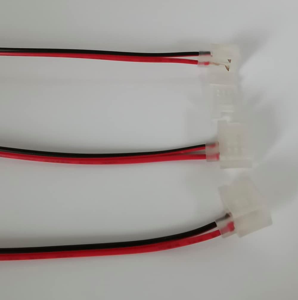 SLN 10 Pack Solderless Strip to Wire Connectors Package for 6x12mm Strip Light Neon