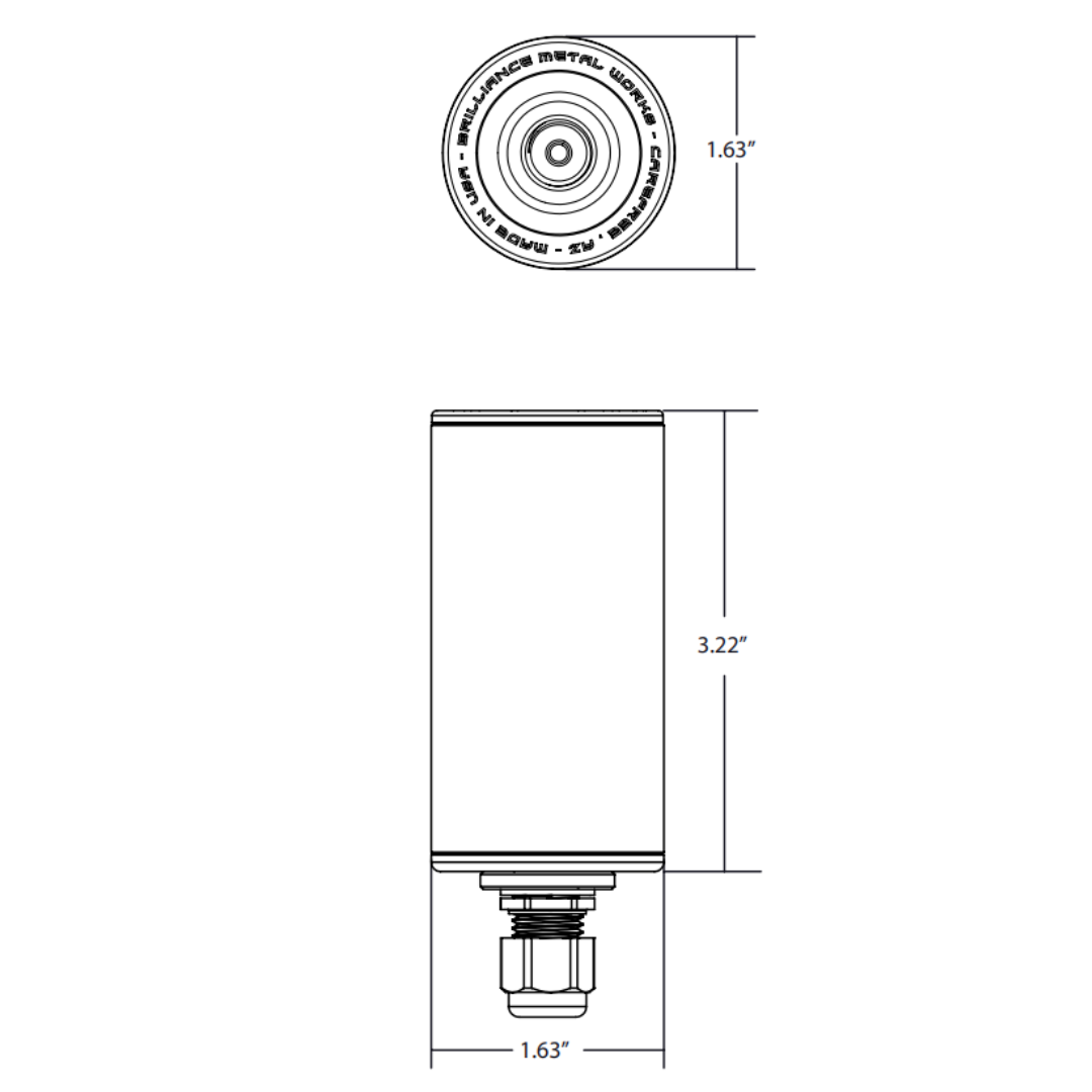 Brilliance Congaree Low Voltage MR11 Brass Flat-Top In-Ground Well Light Outdoor Landscape Lighting