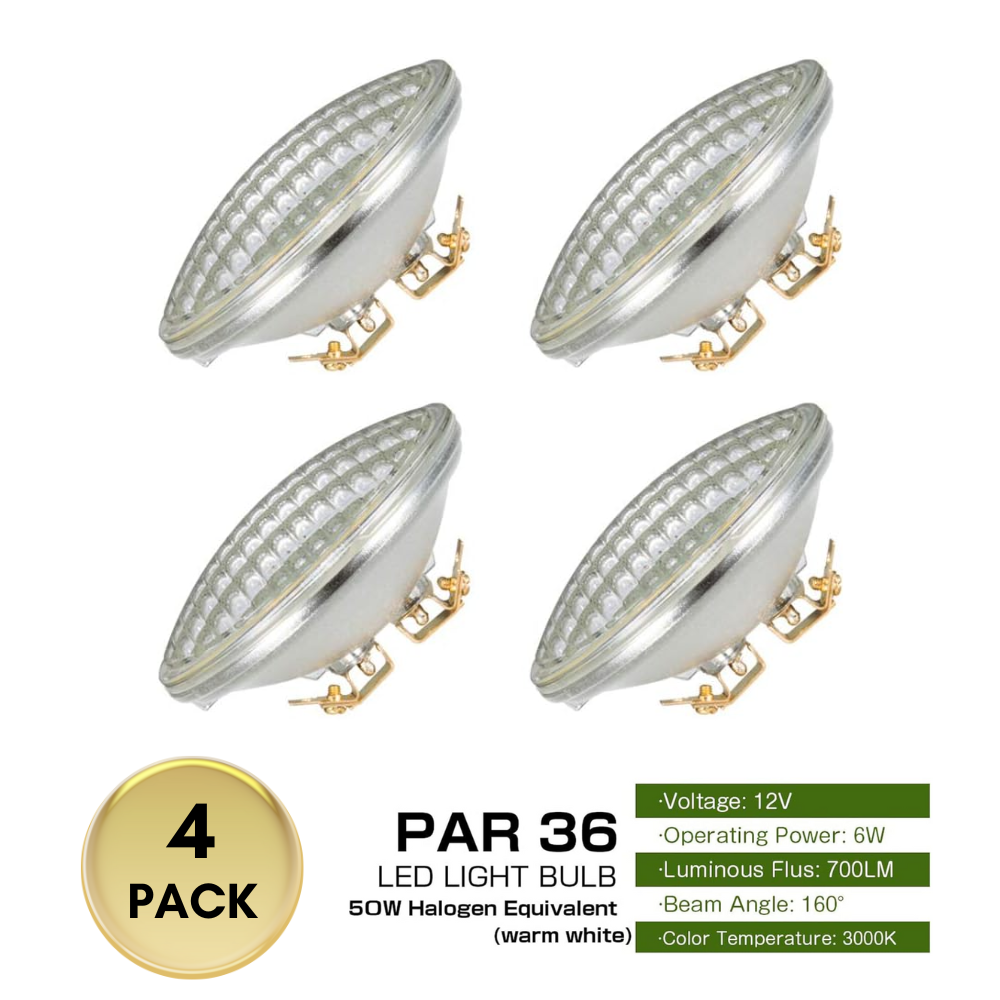 PAR36 Package Outdoor Landscape LED Bulbs Waterproof Flood Light Fixture