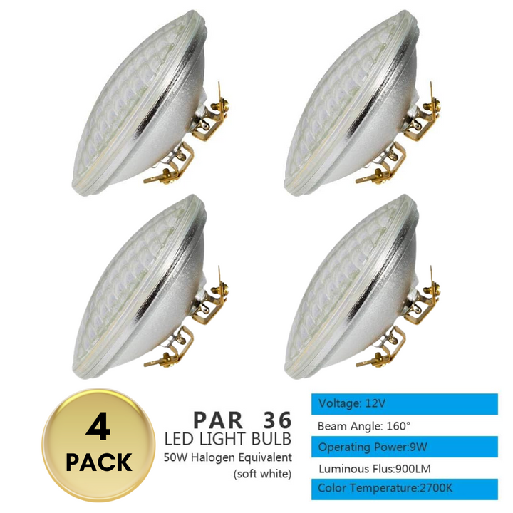 PAR36 Package Outdoor Landscape LED Bulbs Waterproof Flood Light Fixture