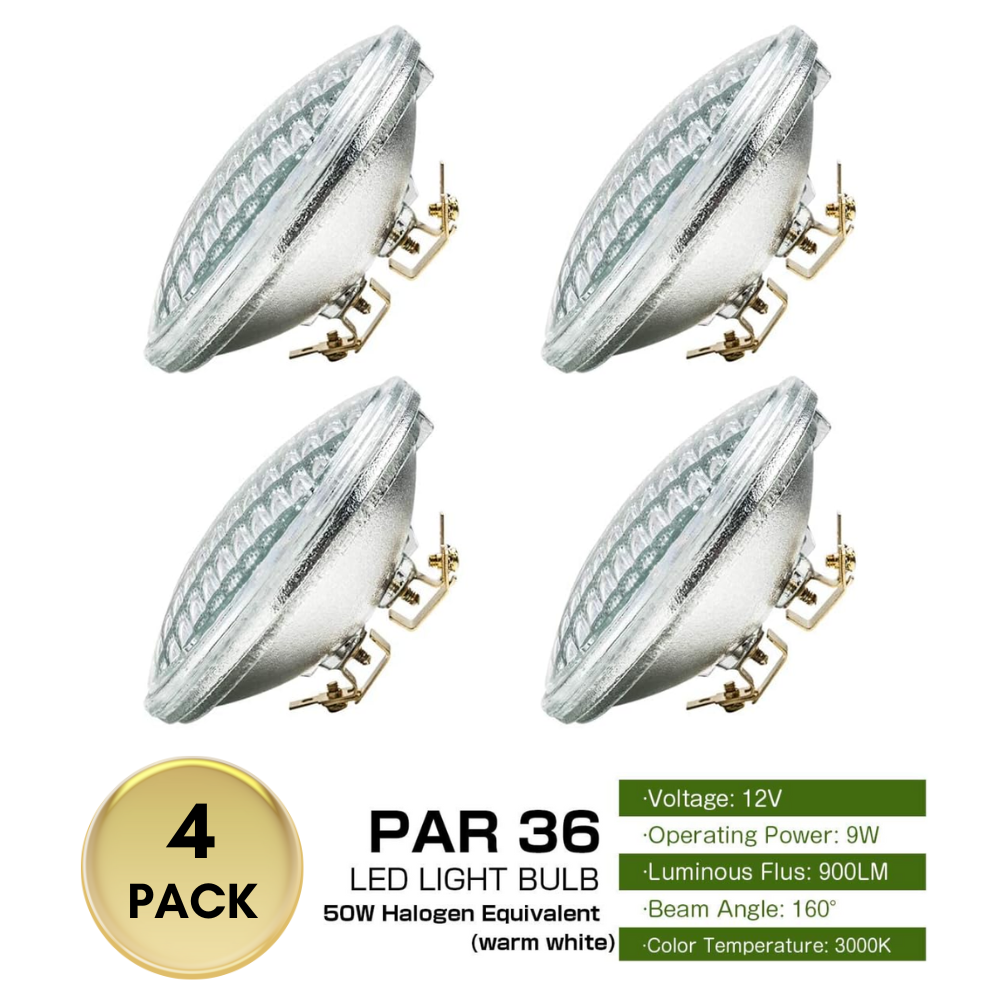 PAR36 Package Outdoor Landscape LED Bulbs Waterproof Flood Light Fixture