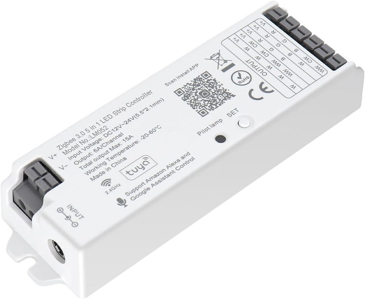 Tira de luces LED Miboxer WL5, controlador 5 en 1 para 5050 3528 2835, Control de aplicaciones para teléfonos inteligentes