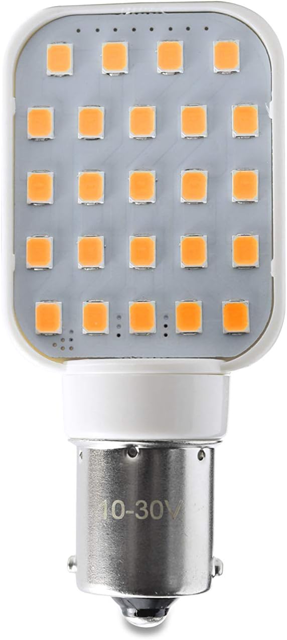 BA15S 3W Rotating LED Capsule DC10-30V Warm White Energy Efficient 1141/1156 Base Light Bulb Package