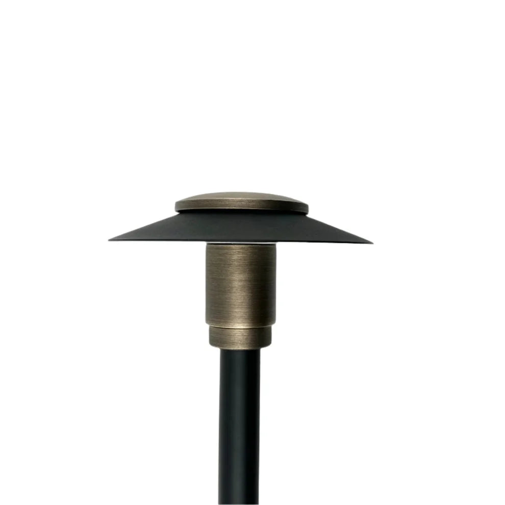 BPLP11 Stelvio SH BAB Brass Path Light Low Voltage Outdoor Lighting