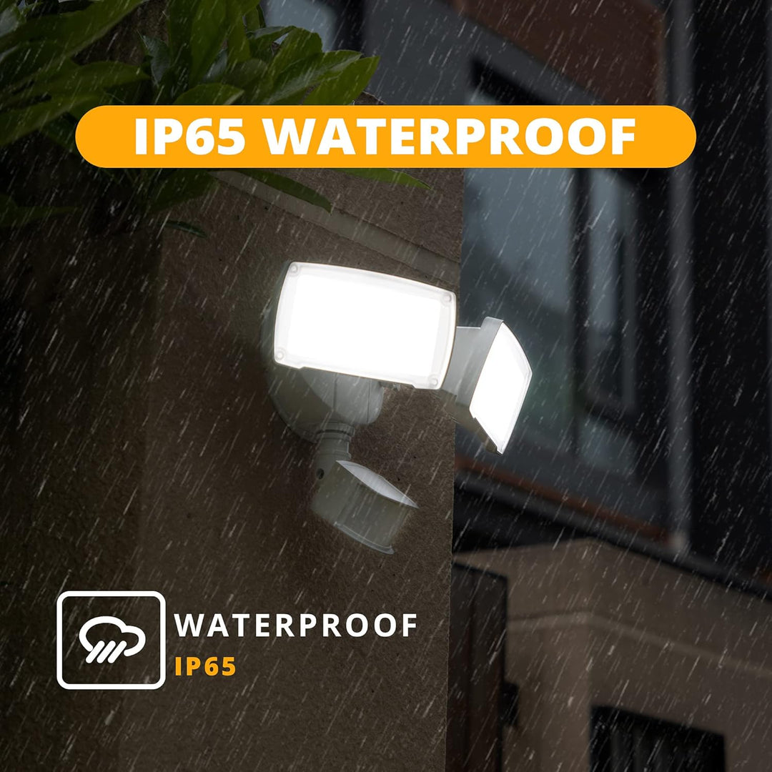 MLW3 Impermeable 30W LED Luces de inundación de seguridad para exteriores con sensor de movimiento