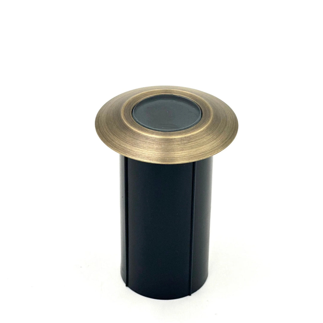 Mortirolo Brass / Stainless Steel In-Ground Well Light Low Voltage Outdoor Lighting