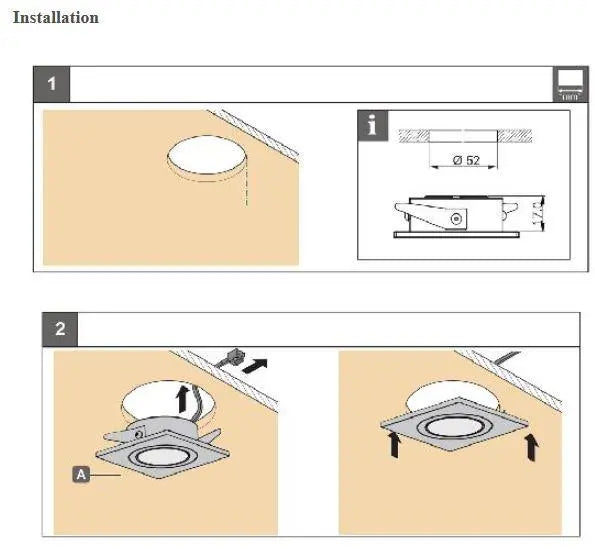 CB05 4x/8x/12x Package Round LED Cast Aluminum Recessed Cabinet Light Down Lighting Fixture 3000K or 5000K