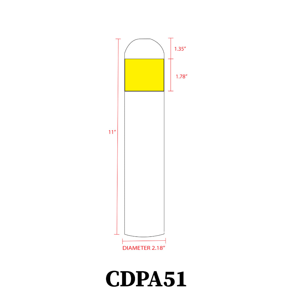 Luz para senderos de aluminio fundido CDPA51 | Luz de paisaje de bajo voltaje LED integrada de 3W