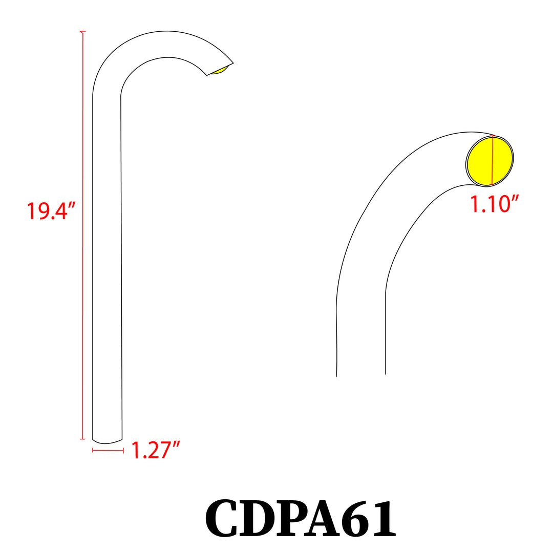 CDPA61 Cast Aluminum Path Light | 5W Integrated LED Low Voltage Landscape Light