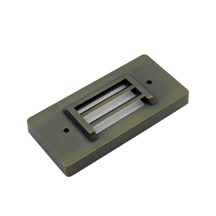 IDL01 Solid Brass Surface Mount Integrated LED Step Light Low Voltage Landscape Lighting