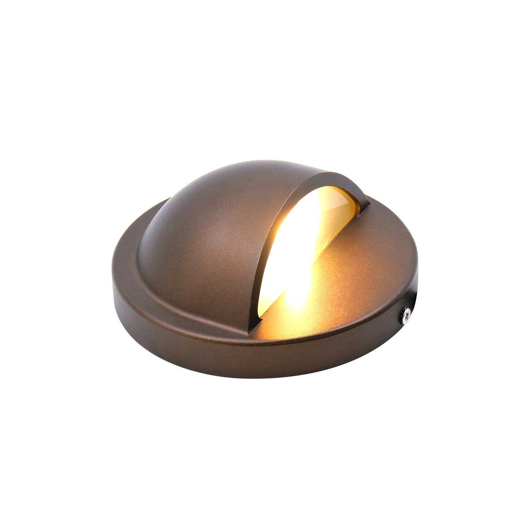 IDL02 4x/8x/12x Package Aluminum Round Surface Mount Integrated LED Deck Light Low Voltage Landscape Lighting