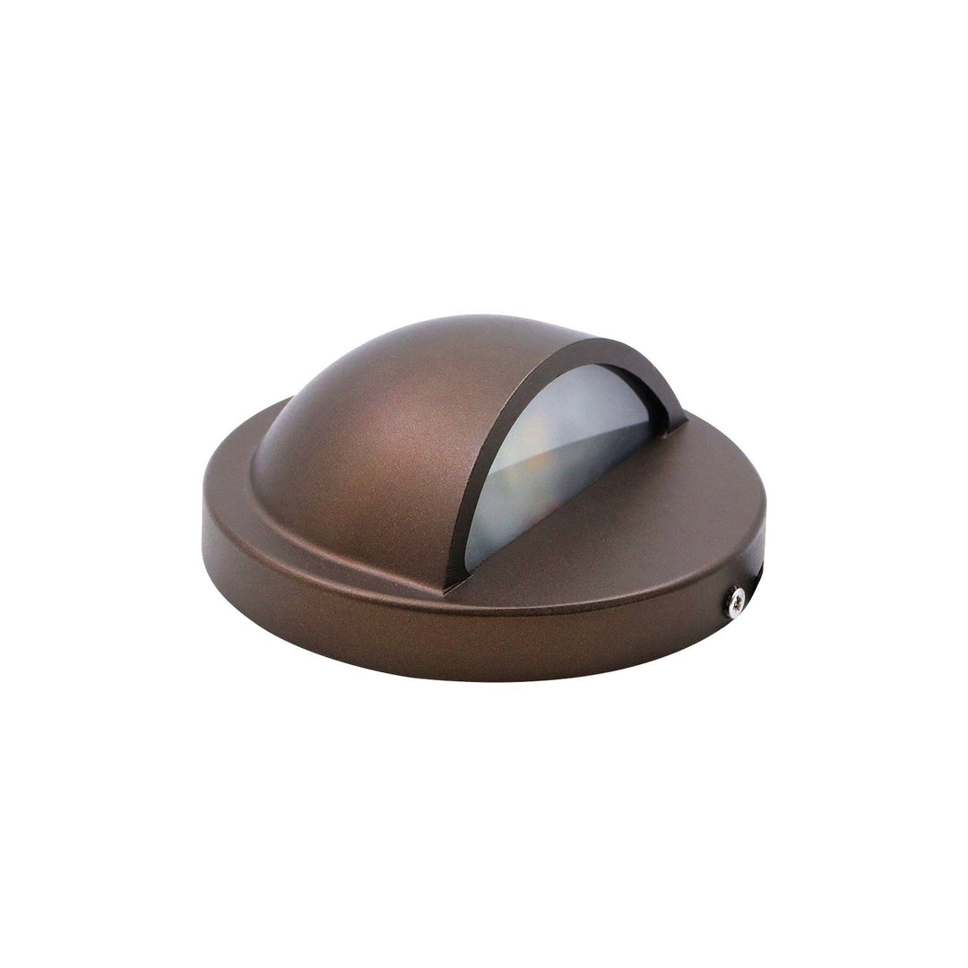 IDL02 Aluminum Round Surface Mount Integrated LED Deck Light Low Voltage Landscape Lighting