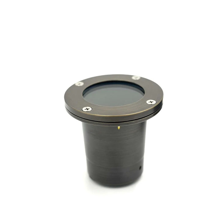 UNBP06 Rein Brown Brass In-Ground Well Light 4x/8x/12x MR16 4W Dimmable 2700K Package Low Voltage Outdoor Lighting