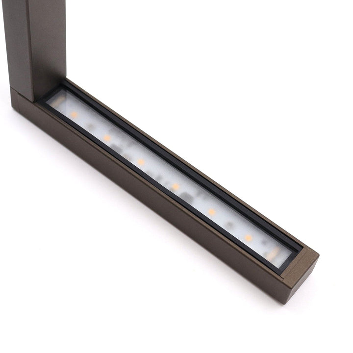 IPL02A Aluminum Adjustable 1/2/3W 2700K Integrated LED Path Light Brown Finish Low Voltage Landscape Lighting