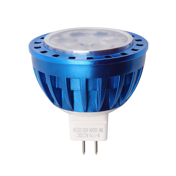 MR16 8W 2700K/3000K, Energy Saving 12V 15°/30°/45°/60°, IP65 LED Light Bulb (LL168)