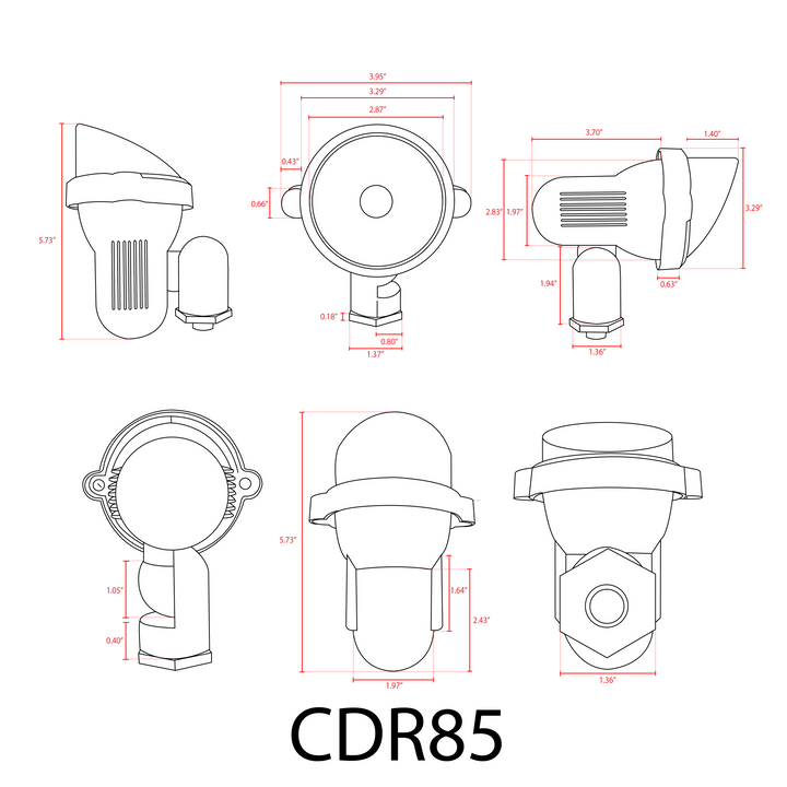 CDR85 4x/8x/12x Package 9W RGB Directional Ground Outdoor Landscape Spotlight Waterproof Fixture