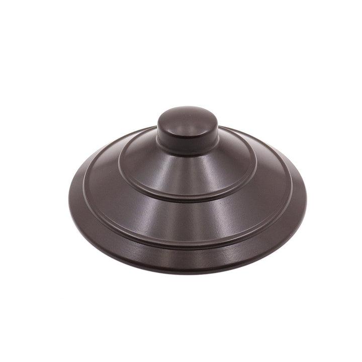 PL44A G4 Solid Aluminum Medium Mushroom Hat Path Light - Brown Finish Low Voltage Landscape Lighting