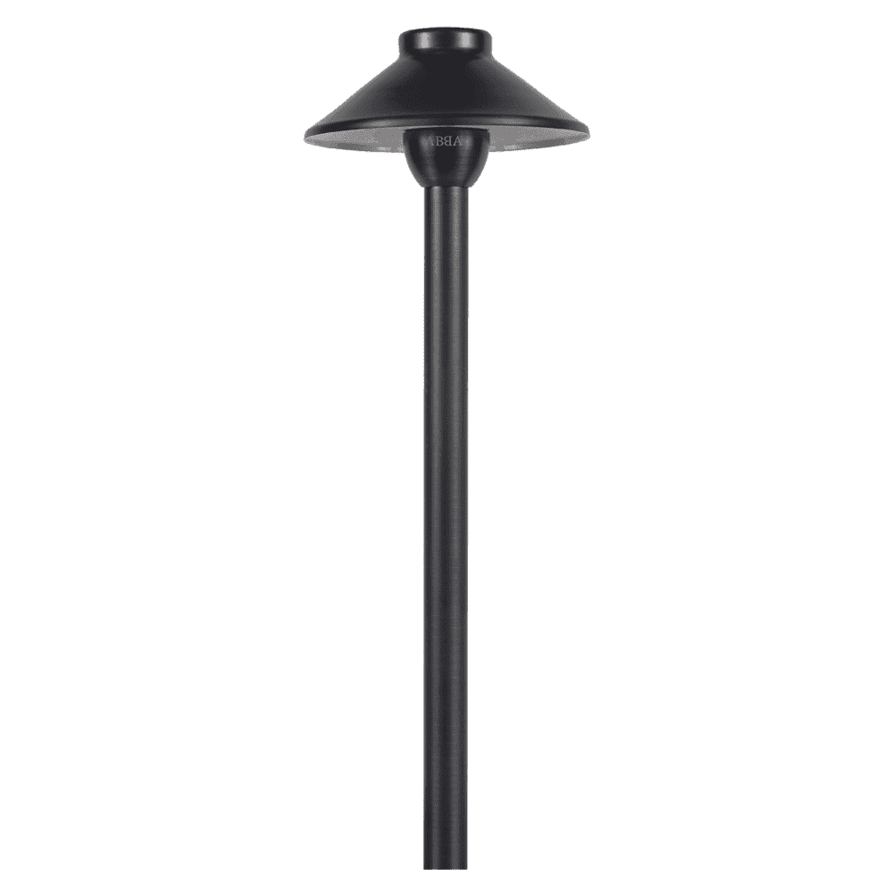 PLB02 Cast Brass Path Light | Lamp Ready Low Voltage Landscape Light