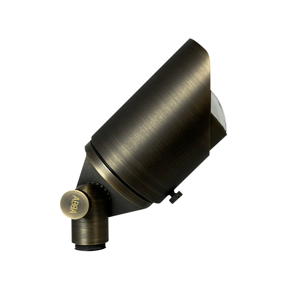 SPB05 Cast Brass Spot Light | Lamp Ready Low Voltage Landscape Light