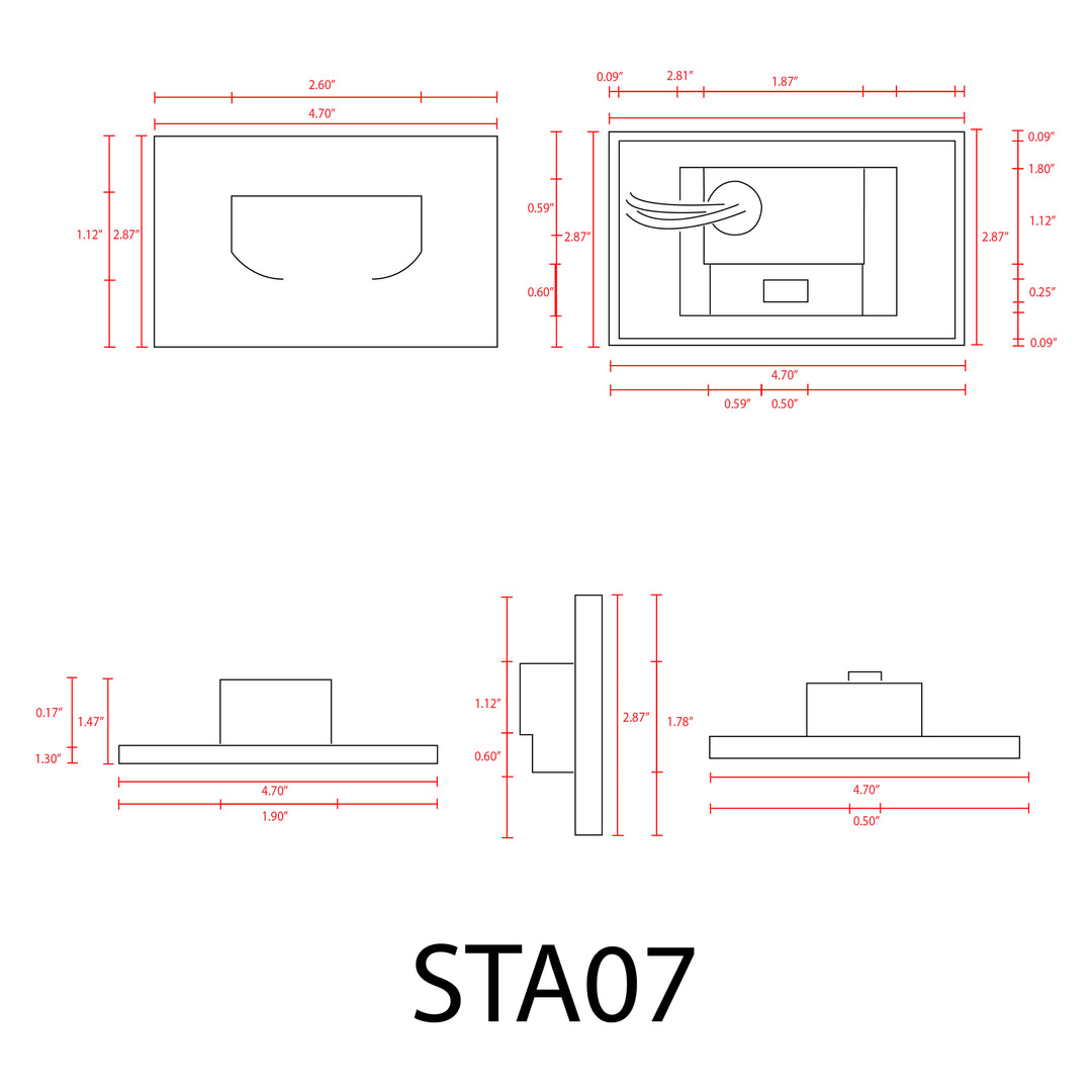 STA07 Cast Aluminum Step Light | 3W 3CCT Integrated LED Low Voltage Landscape Light