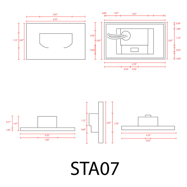 STA07 Cast Aluminum Step Light | 3W 3CCT Integrated LED Low Voltage Landscape Light