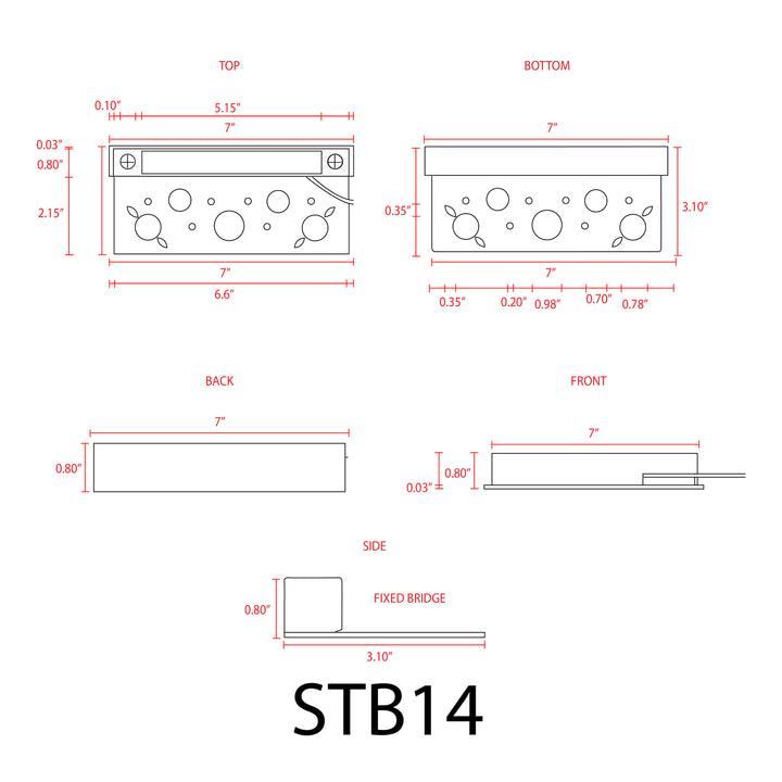 STB14 Cast Aluminum Hardscape Light | 3W Integrated LED Low Voltage Landscape Light