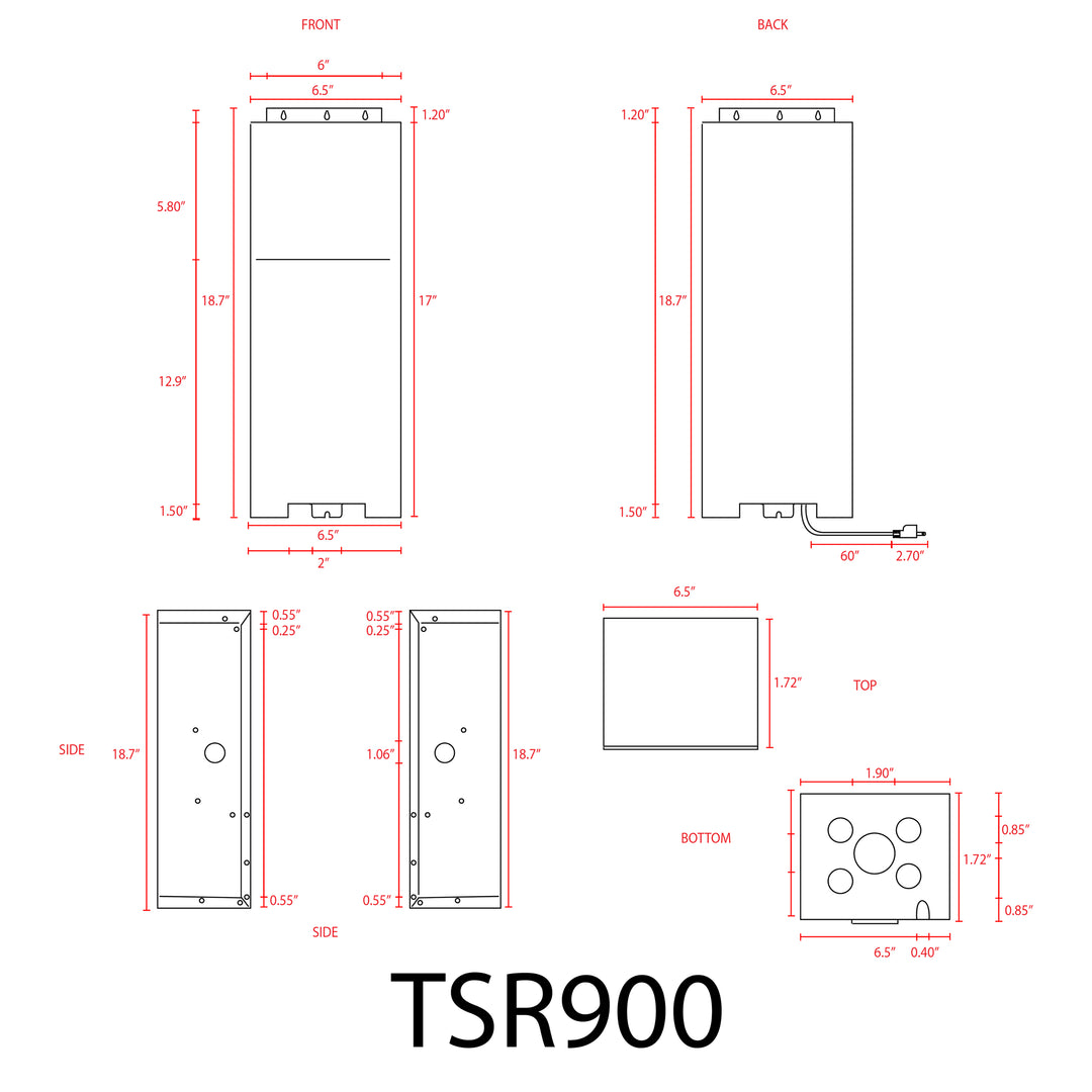 Transformador manual de acero inoxidable TSR900 AC 900W | Fuente de alimentación de bajo voltaje