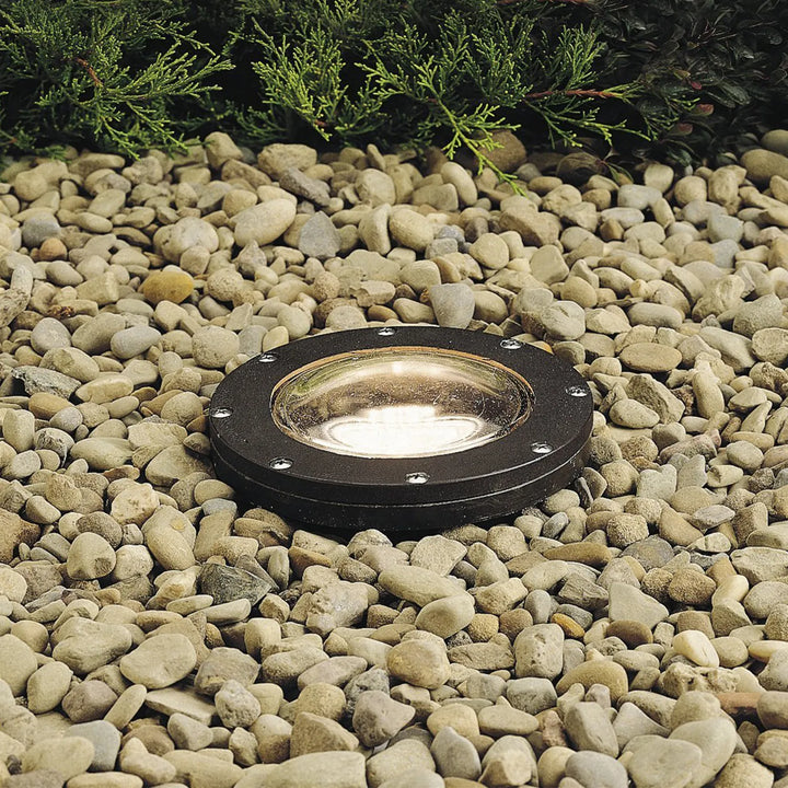 UNB04 Cast Brass In-Ground Well Light | Lamp Ready Low Voltage Landscape Light