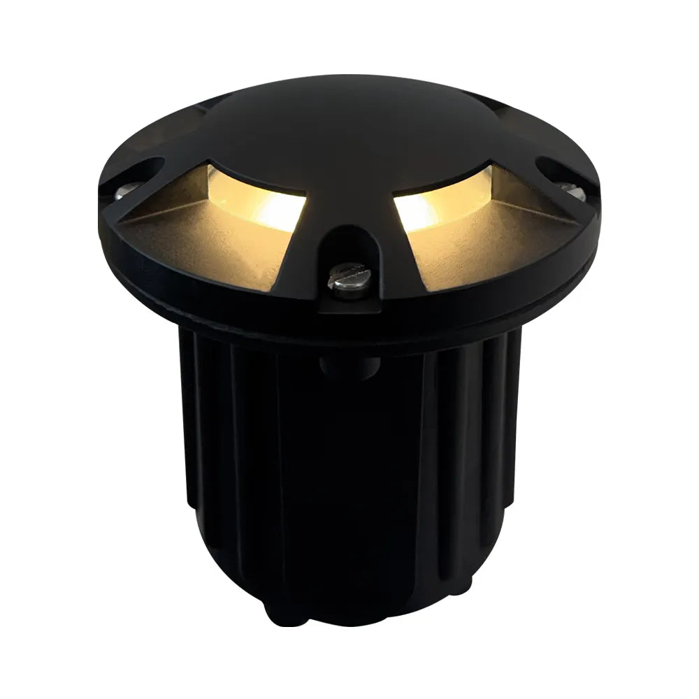 UNB07 Cast Brass In-Ground Well Light | Lamp Ready Low Voltage Landscape Light