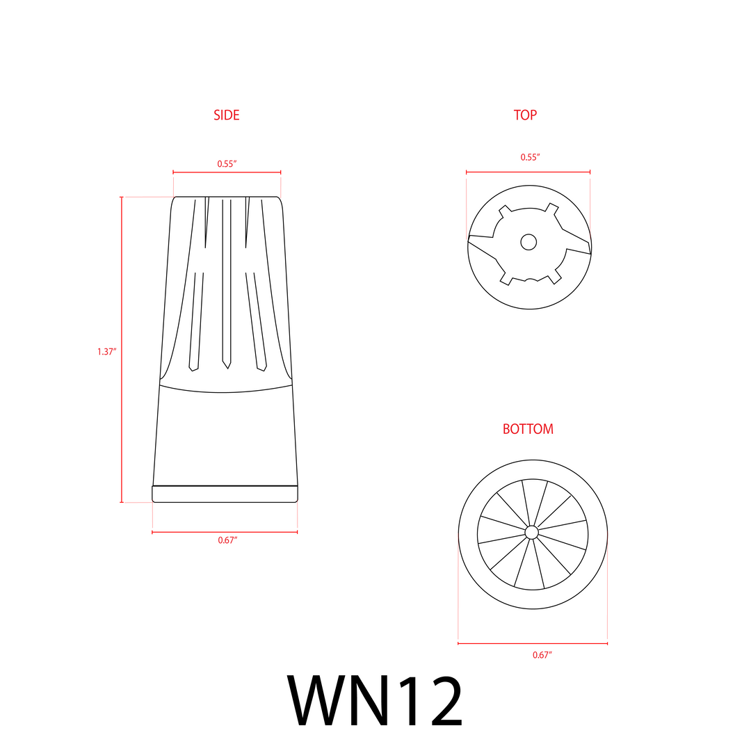 WN12 Grease Filled Wire Nut | Landscape Lighting Accessory