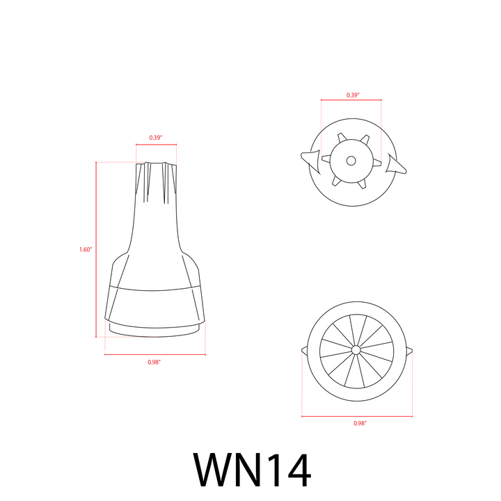 WN14 - Large Grease Filled Wire Nut for Landscape Lighting Installation