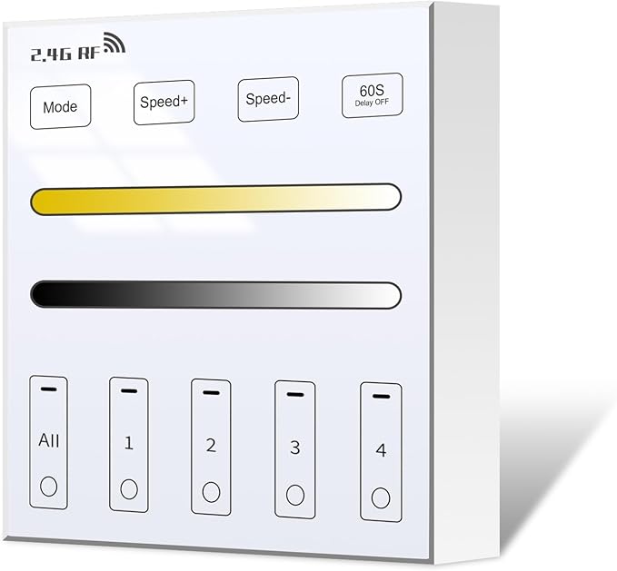 LM052 Zigbee LED Strip Light 5 in 1 Tuya Controller Compatible with Alexa and Google Assistant, for Dimming CCT RGB RGBW RGBCCT (Zigbee Gateway Network Required)