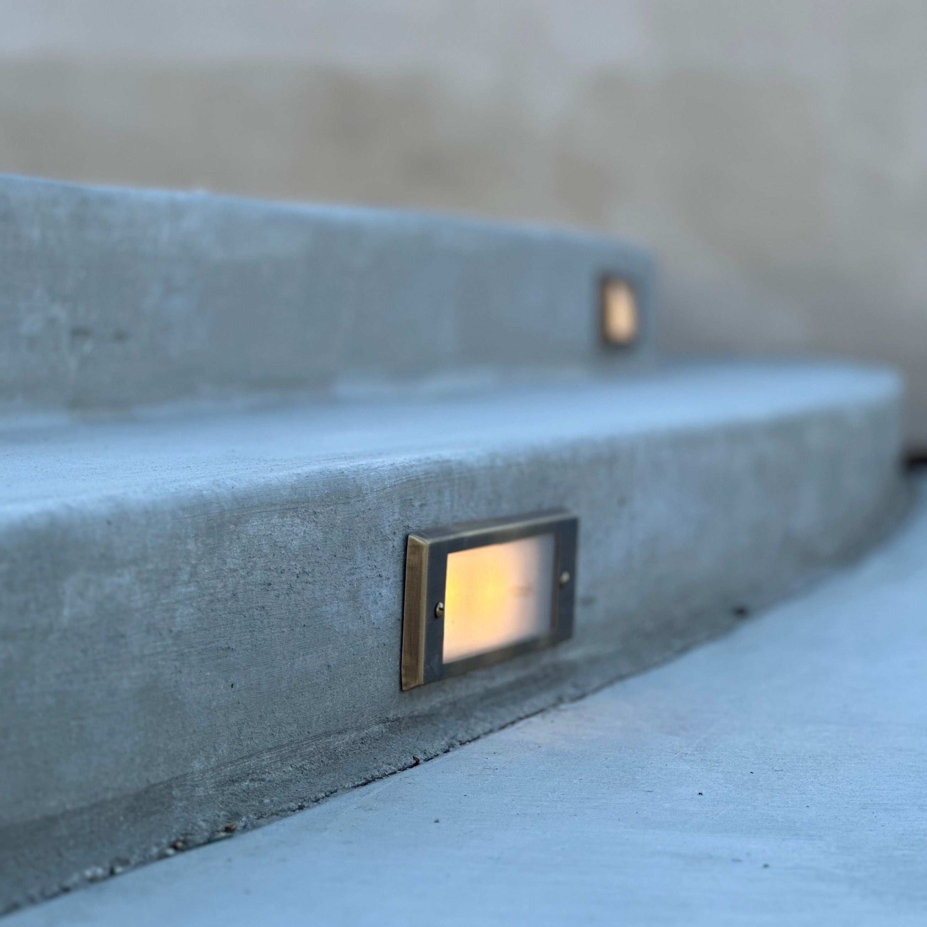 Outdoor lights deals for concrete steps