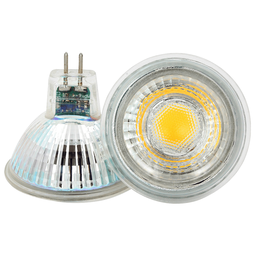 Ampoule LED GU10 6W COB Aluminium .