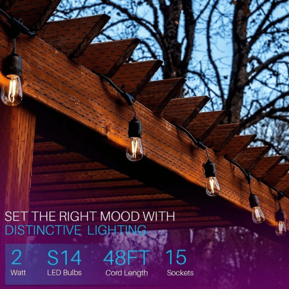 SL101 LED Low Voltage Weatherproof Outdoor String Lights – Sun Bright  Lighting
