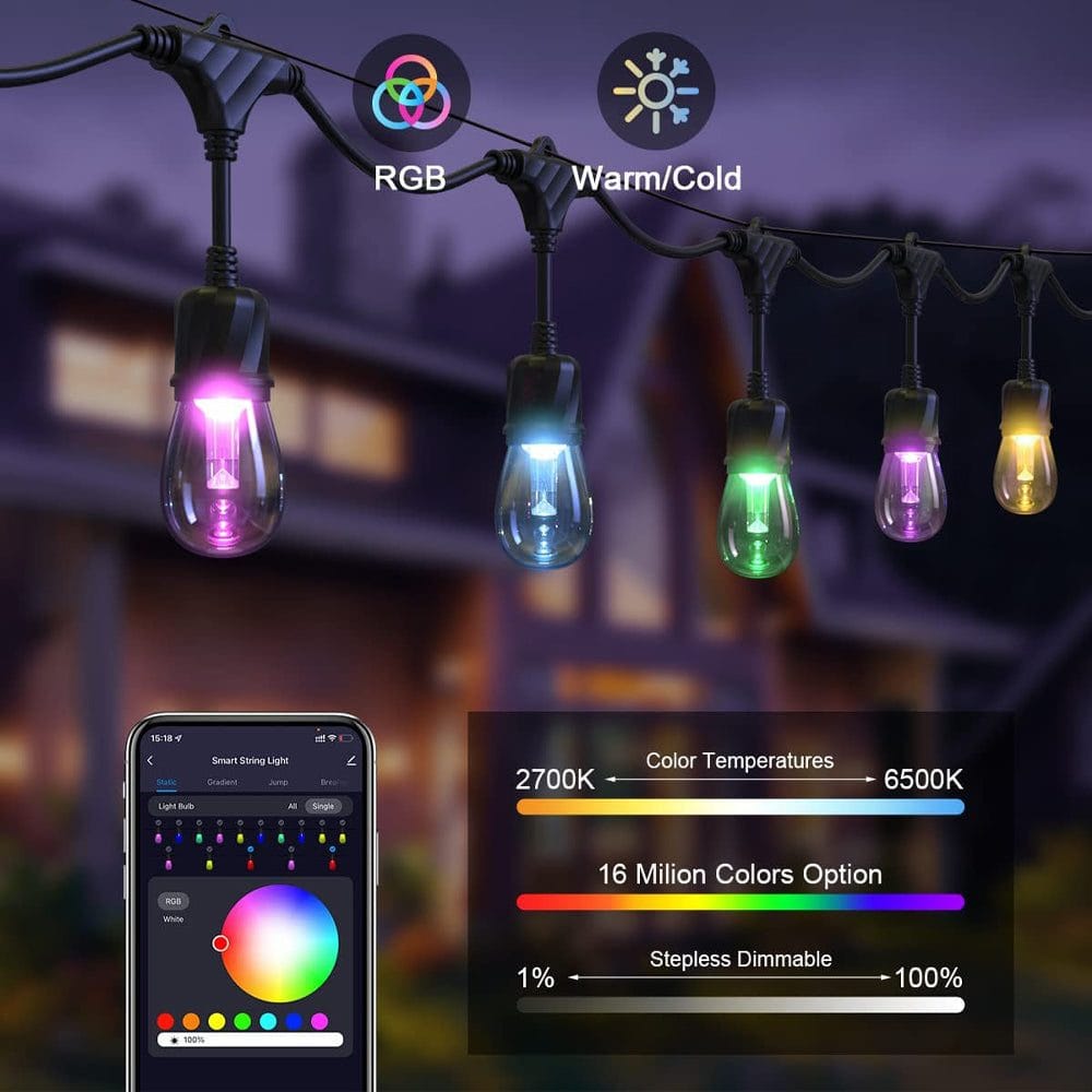 SL101 LED Low Voltage Weatherproof Outdoor String Lights – Sun Bright  Lighting